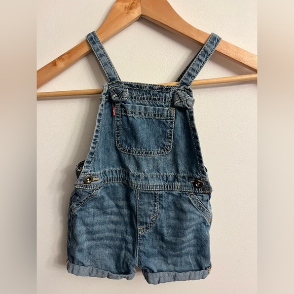 Kids Denim Levi Shortalls 24 Months - Picture 1 of 7